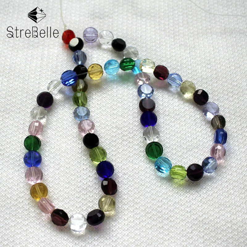 Бусины стеклянные граненые 8 мм 100 шт.|beaded turban|bead productsbead rabbit |