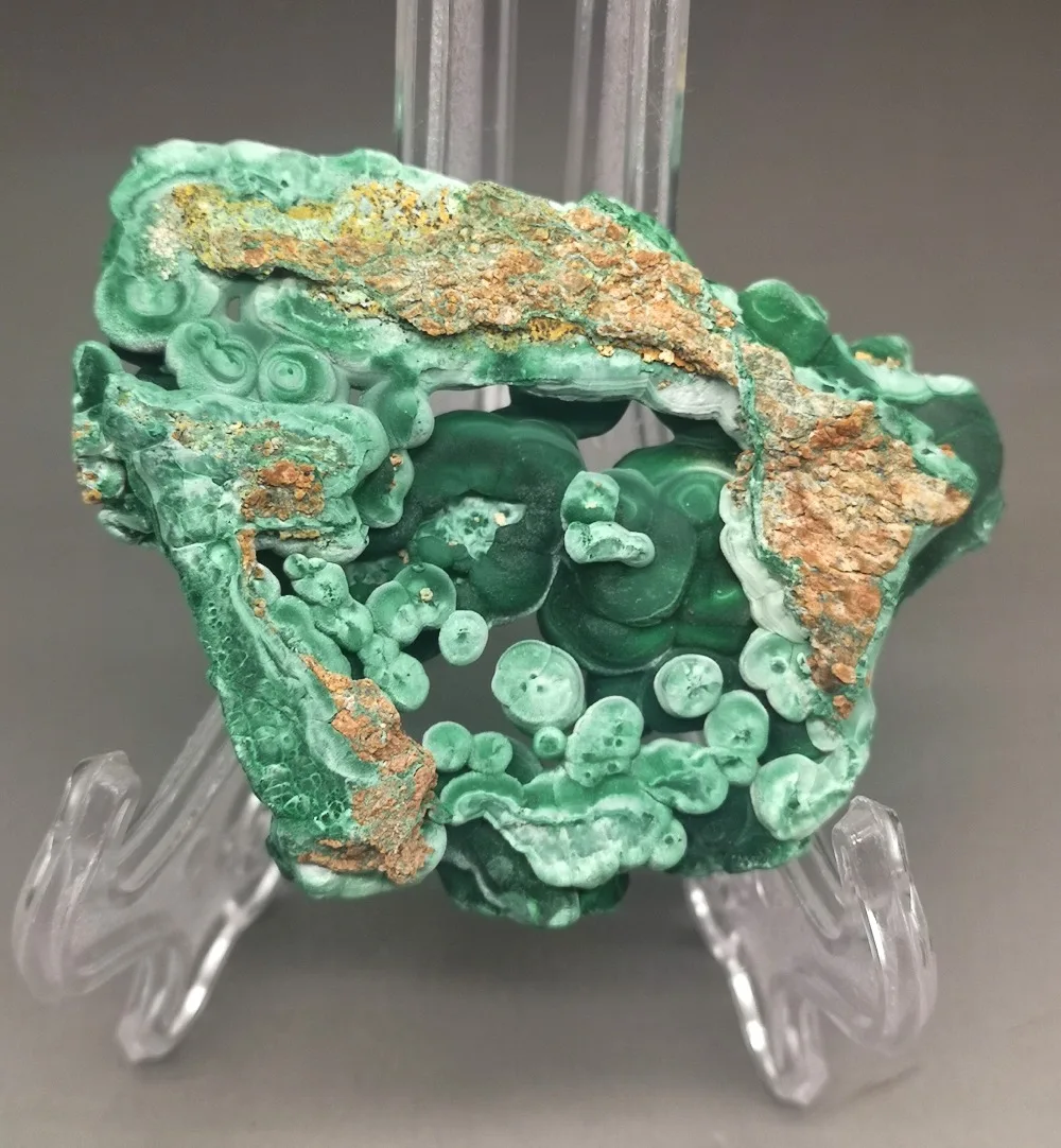 65 г натуральный редкий Малахитовый образец минерала зеленый камень кристалл