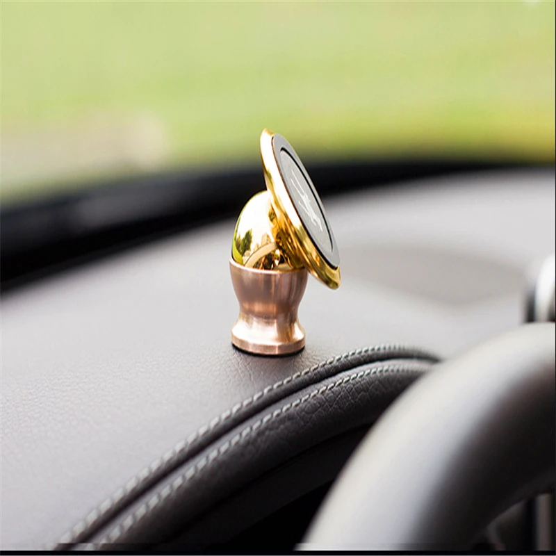 10 шт. в партии Золотая магнитная подставка для мобильного автомобиля велосипеда