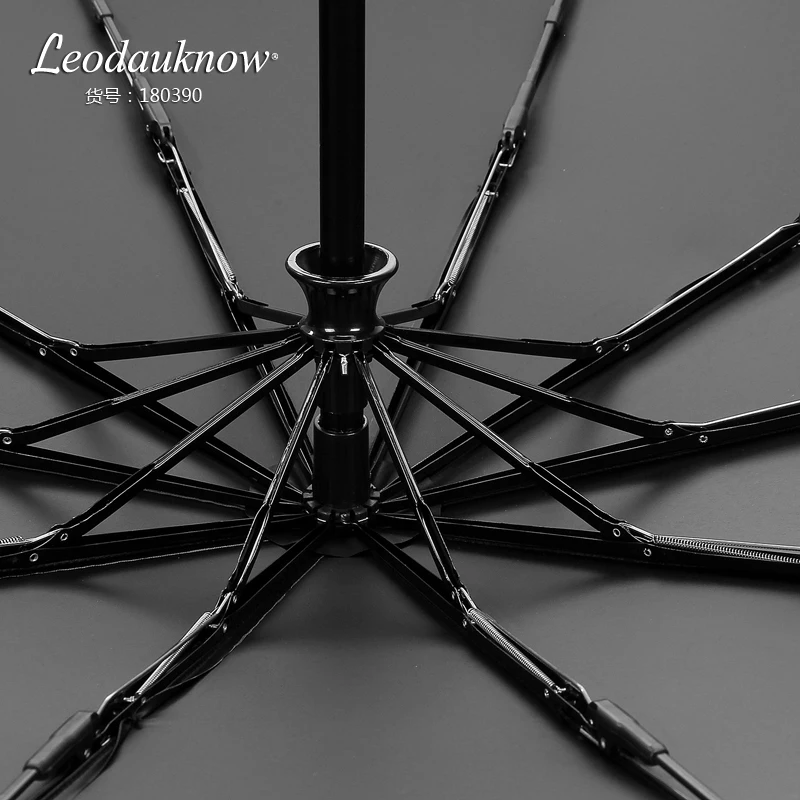 Leodaunow новые большие модные высококачественные деловые зонты для 4 цветов Зонт с длинной ручкой для мужчин автоматический зонт для мужчин Paraguas