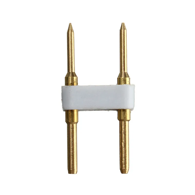 2pin кабель Светодиодные ленты света 5050 2835 3014 5630 SMD 6 мм Свет Бар Подключите светодиодный ремень с фонарем аксессуары штепсельная вилка европейского стандарта с иглой 220 V-240 V