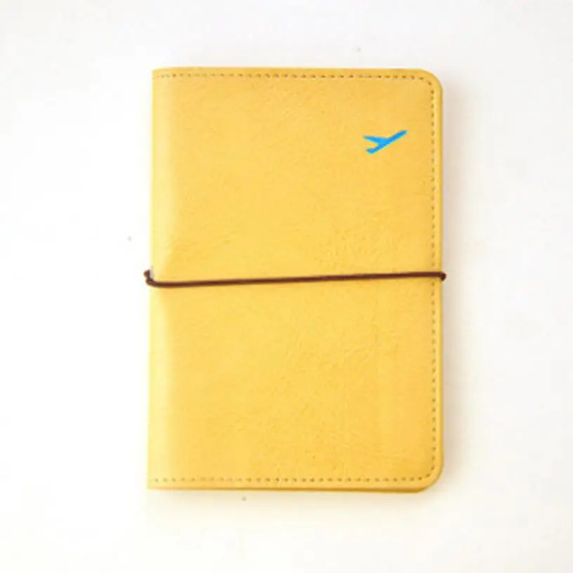 Новый кожаный чехол для паспорта путешествий защитный карт женщин и мужчин Adventure