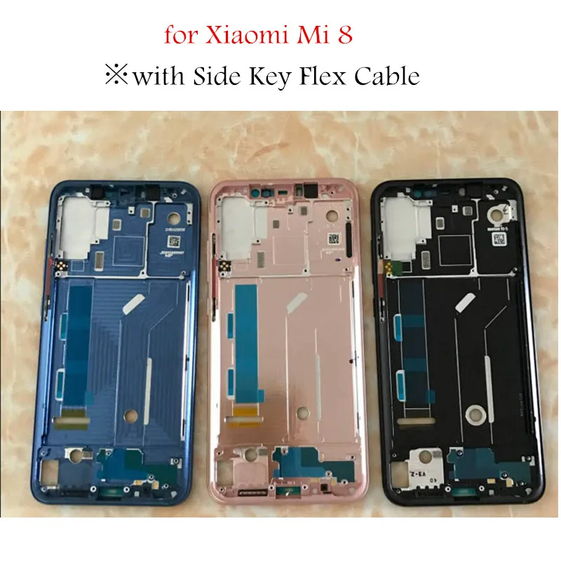Металлическая средняя рамка для Xiaomi Mi 8 корпус лицевая панель ЖК дисплей