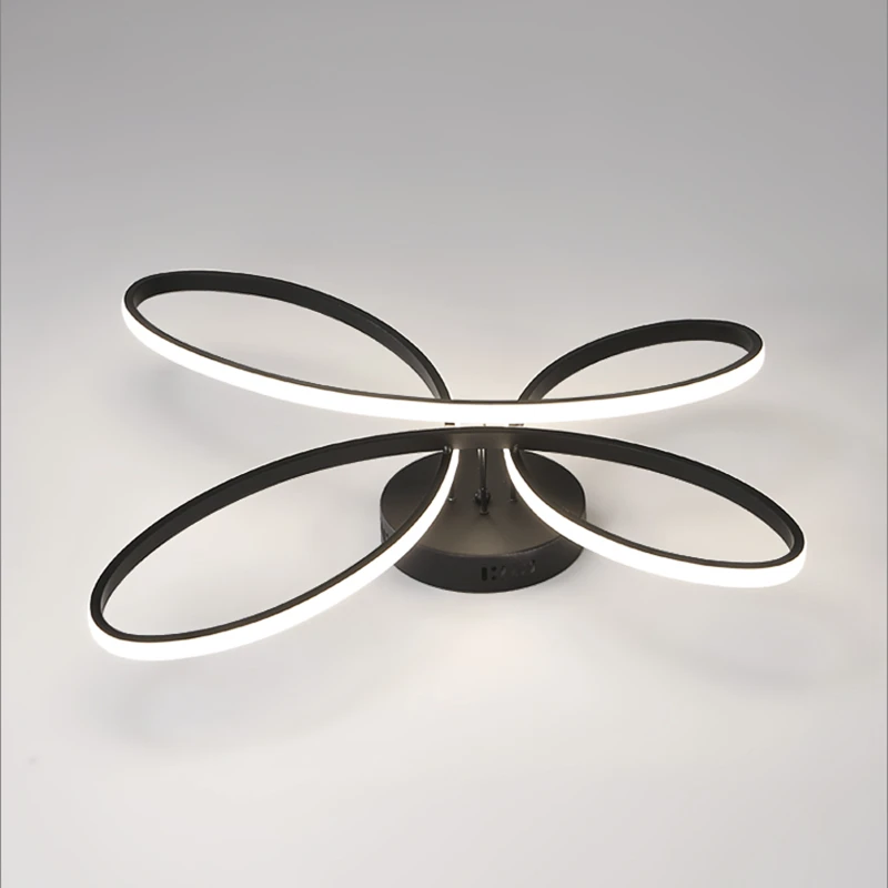 Светодиодная люстра акриловая алюминиевая для спальни гостиной|led modern chandelier|led