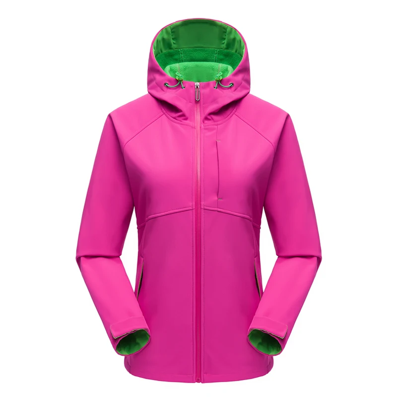 Бренд IEMUH женская уличная спортивная куртка Softshell утепленная ветрозащитная