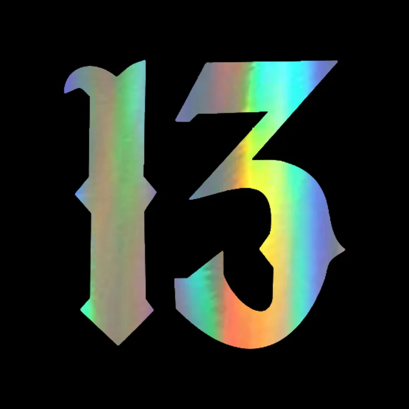 Виниловые наклейки для автомобиля 10 2*10 6 см художественный шрифт 13 модные