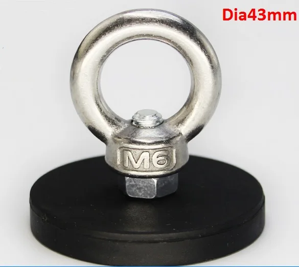 2 шт. 8KGs вертикальный подъемный магнитный держатель Dia43mm Магнитный горшок с.