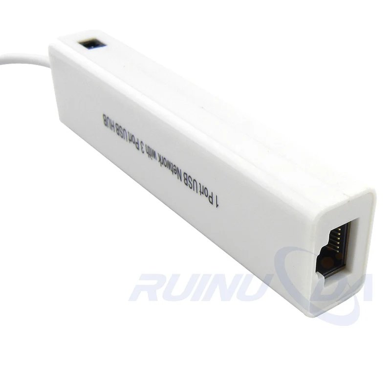 USB 2.0 HUB splitter to RJ45 LAN Adapter Network Card Ethernet 100Mbps With 3 Port for Android tablets PC computer | Компьютеры и офис