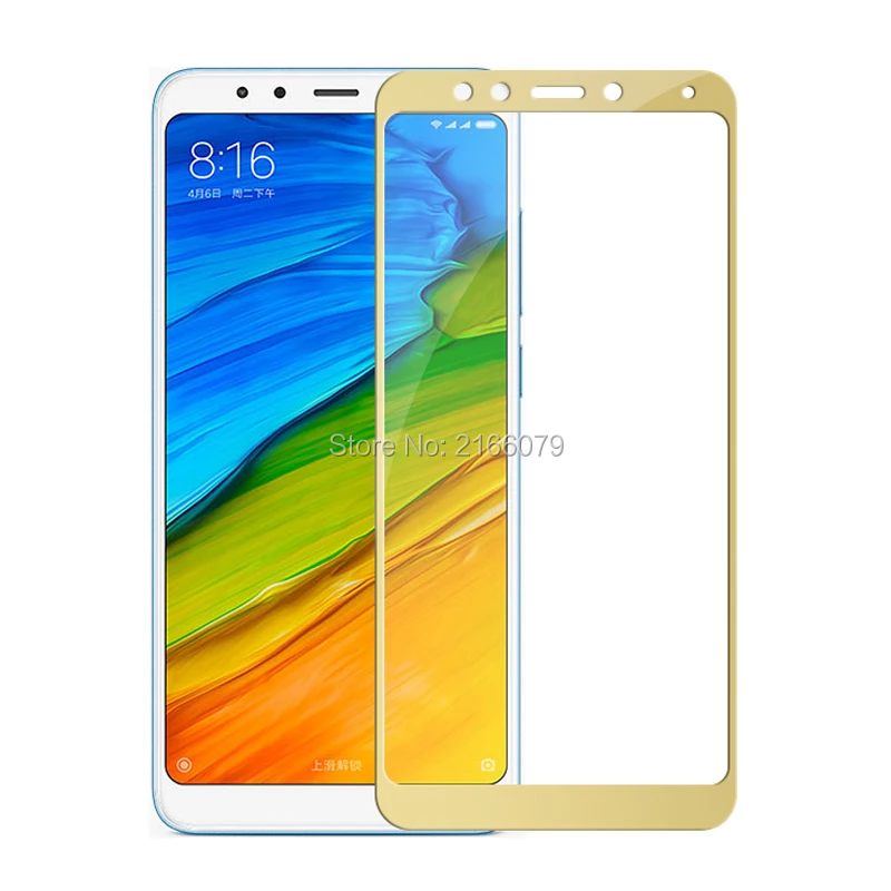 2 шт./лот для Xiaomi Redmi 5/Redmi 5 Plus + полная защита экрана Защитная пленка из закаленного