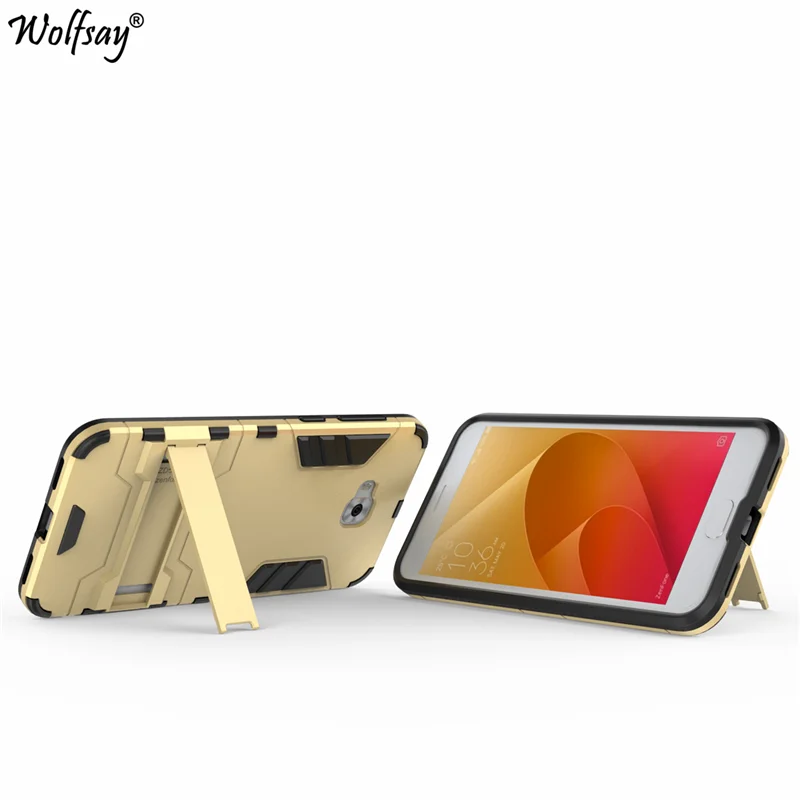 Чехол Wolfsay Capa Asus Zenfone 4 Selfie ZD553KL роскошный резиновый ЖЕСТКИЙ чехол для телефона Coque