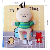 baby learning educational stuffed toys newborn toy soft animal cloth book baby fabric book monkeycar rattles toys 0 12 months