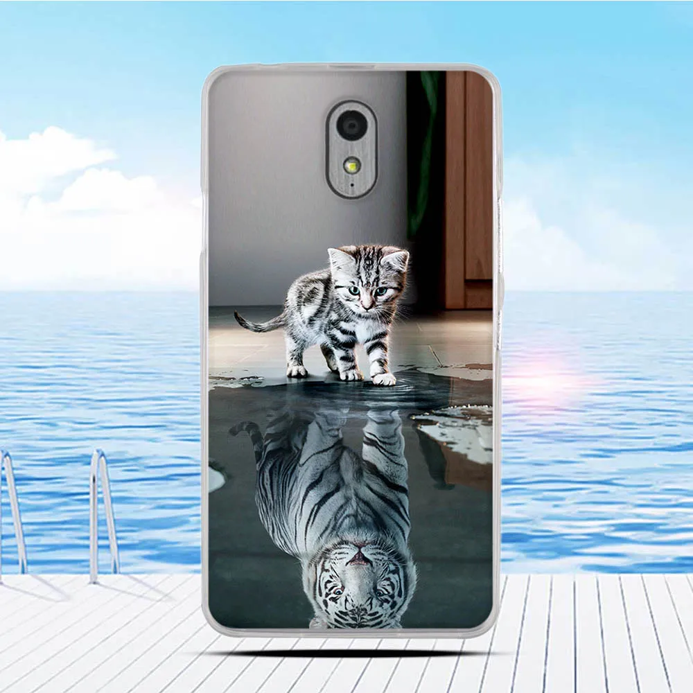 Чехол для Lenovo Vibe P1M с мультяшным 3D рельефным рисунком задняя крышка из мягкого