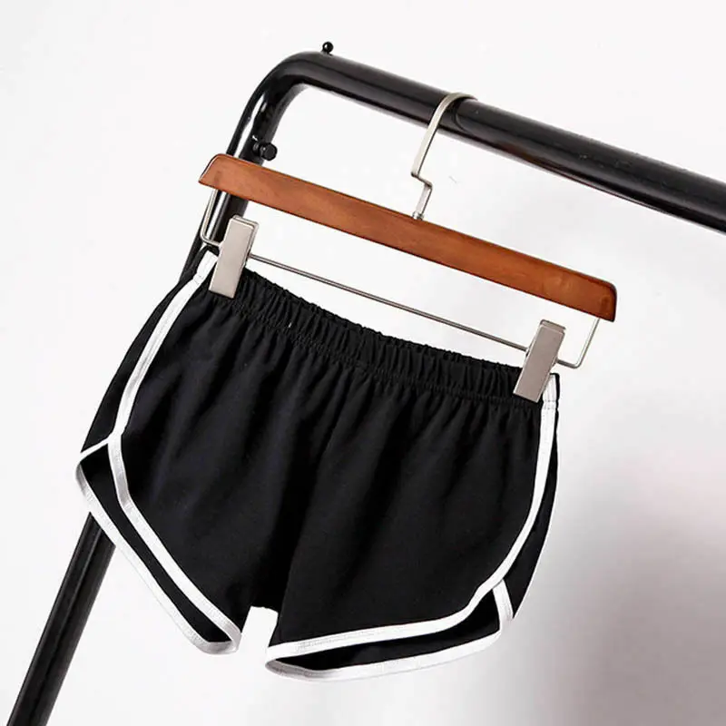 Hot Style Women Casual Solid Running Sports Shorts Lady Fashion Cotton Waistband Summer Suit Any Clothing Shorts