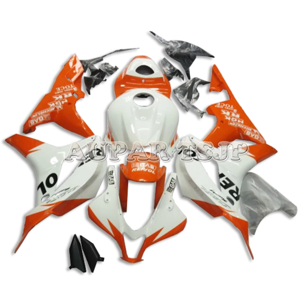 

Whole Orange Lower White Hulls Covers For Honda CBR600RR F5 2007 2008 ABS Injection Plastic Motorbike Bodywork Kit New