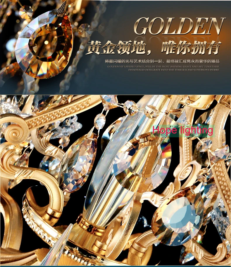 Богемский хрусталь люстра традиционный старинные люстры бронза и латунь