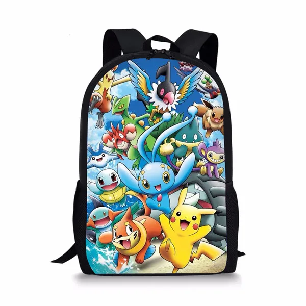 Z1740C FORUDESIGNS Pokemon школьные сумки рюкзак для мальчиков и девочек Пикачу школьная сумка для подростков детский подарок рюкзаки детские школьные сумки Mochila - Цвет: Z1740C