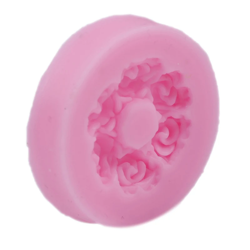 3D тисненая силиконовая форма для цветов шоколадные глиняные формы конфет