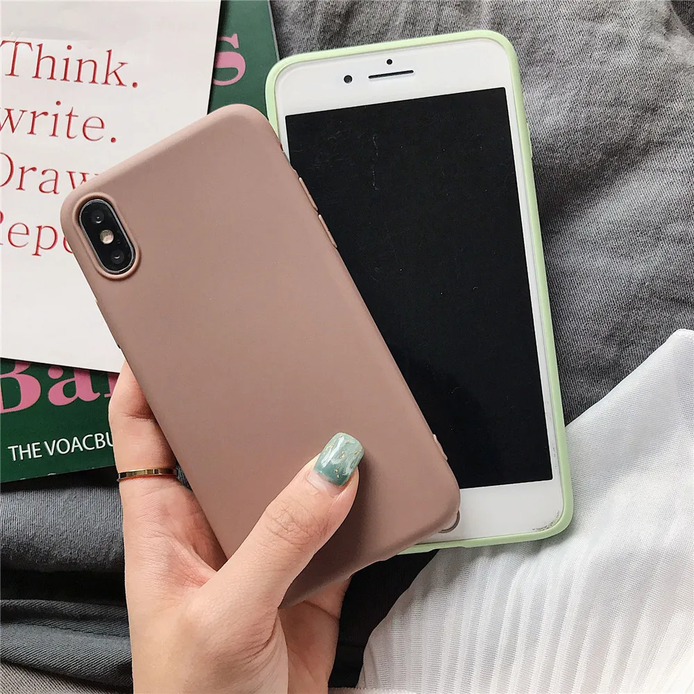 Мягкий силиконовый чехол с бантом из ТПУ карамельного цвета для Samsung A5 A6 A8 Plus 2018 A8S