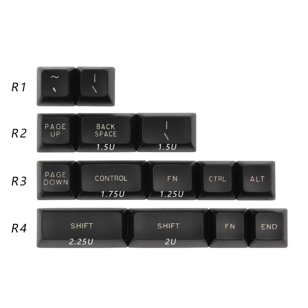 MAXKEY SA Stars Keycaps набор Doubleshot ABS 125 клавиш для механической клавиатуры cherry mx |