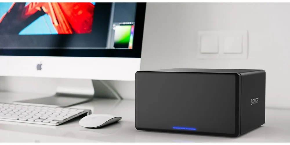 ORICO NS800U3 8 Bay USB3.0 жесткий диск Док-станция Поддержка 80 ТБ хранения USB3.0 5 Гбит/с UASP с адаптером 12 В инструмент HDD корпус