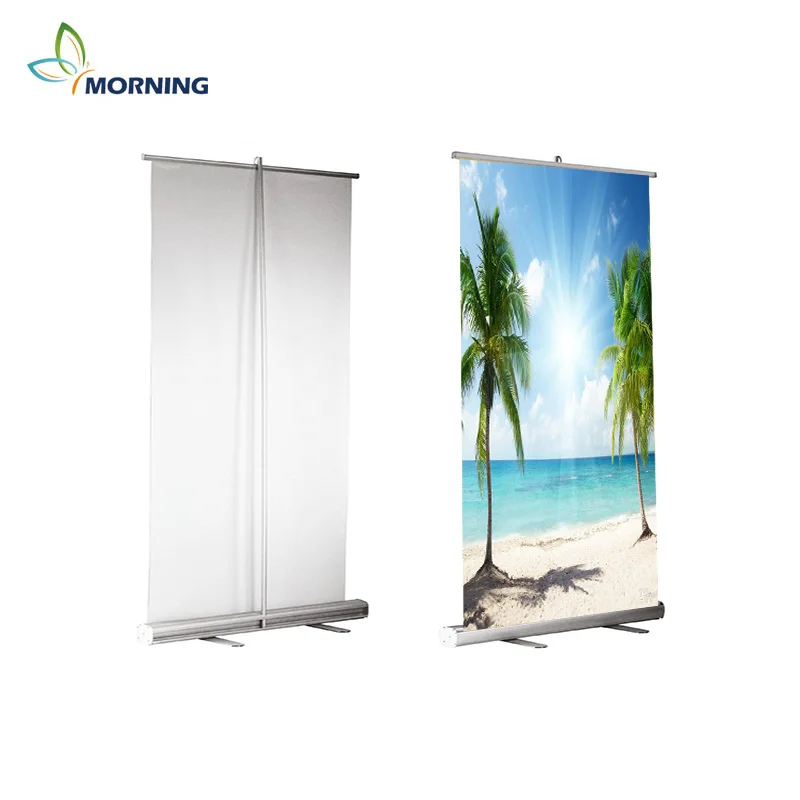 Morning custom logo roll up banner portable retractable stand for advertisement photography backdrop | Дом и сад