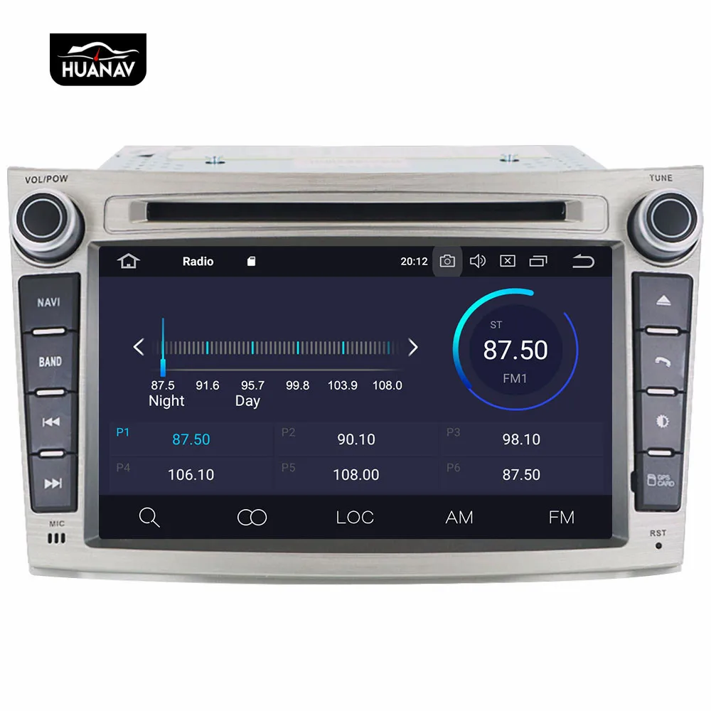 Автомобильный DVD-проигрыватель DSP навигация GPS Android 9 для Subaru Outback 2009-2014