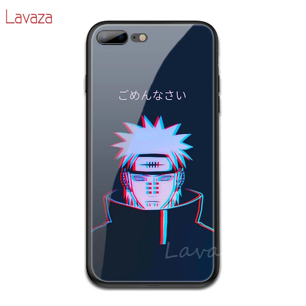 TG6 Lavaza Наруто Боль закаленное стекло мягкий чехол для iPhone 6 6S 7 8 Plus 5 5S SE XR X XS 11 Pro MAX чехол - Цвет: TG6