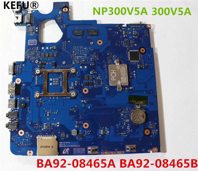 KEFU для samsung NP300V5A 300V5A Материнская плата ноутбука BA92-08465A BA92-08465B протестирована