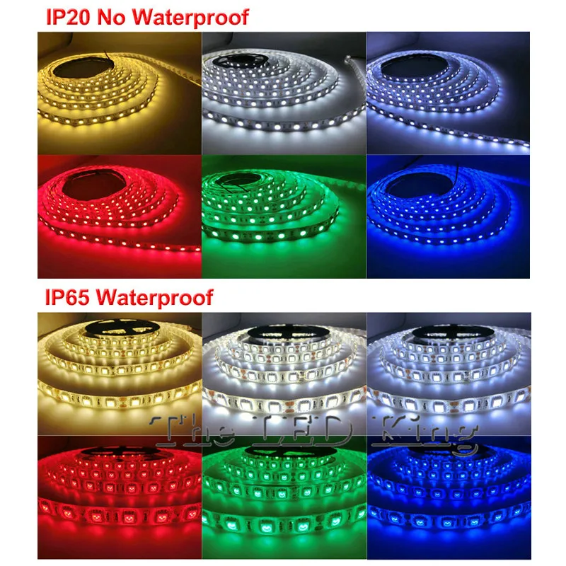 10 м 5 60 Светодиодный s/M 3528 5050 RGB светодиодный светильник не водонепроницаемый