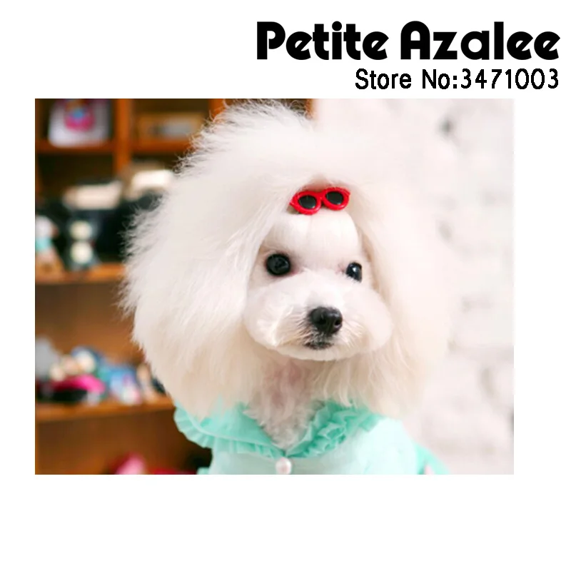 Товары для животных Собака солнцезащитные очки зажим волос аксессуары собак