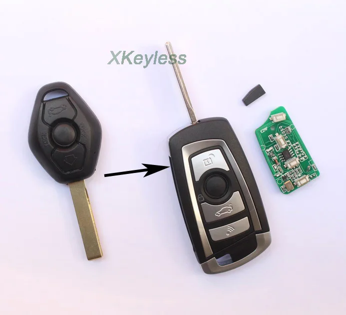 2000 2004 для Bmw EWS car 325 330 318 525 530 540 E38 E39 E46 X3 X5 M5 fob Складная фотография (315 МГц или 434