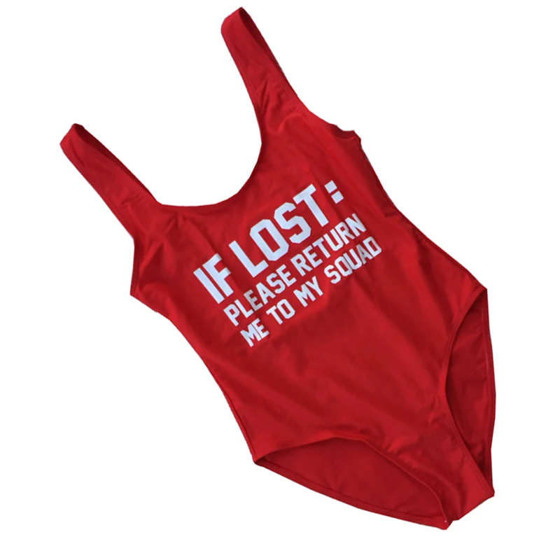 Женский цельный купальник IF LOST сексуальный купальный костюм боди комбинезоны