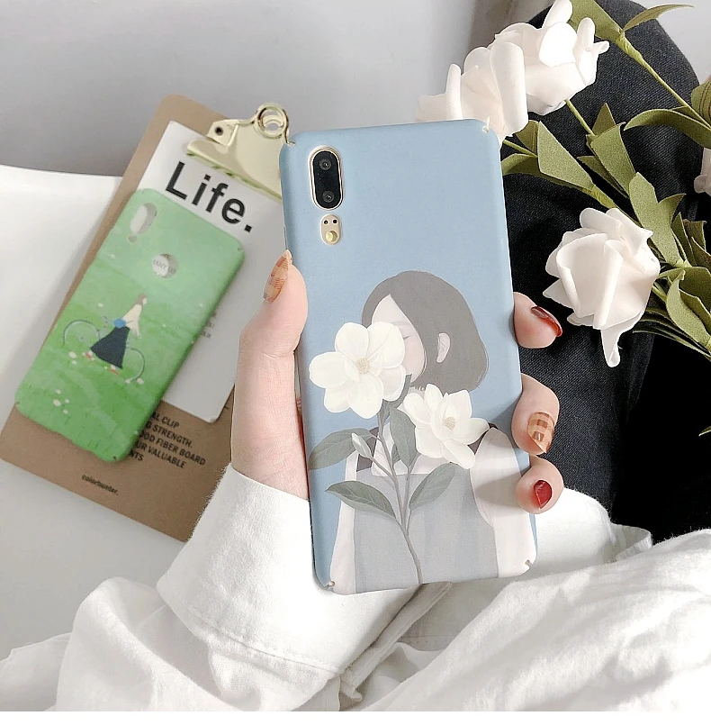 GIMFUN Роскошный Ретро чехол для телефона с цветочным рисунком для Iphone 11 Pro Max жесткий пластиковый чехол для IPhone Xr X Xsmax 7 8 6 Plus