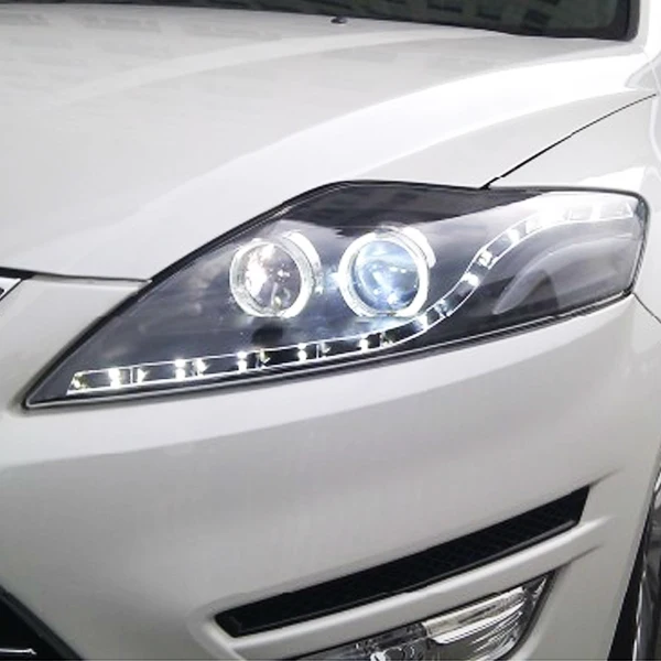 Светодиодный движущийся Поворотный Светильник для FORD Mondeo светодиодный фар 2007 2008 2009 2010 2011 2012 год головной светильник s для передней фары автомобиля