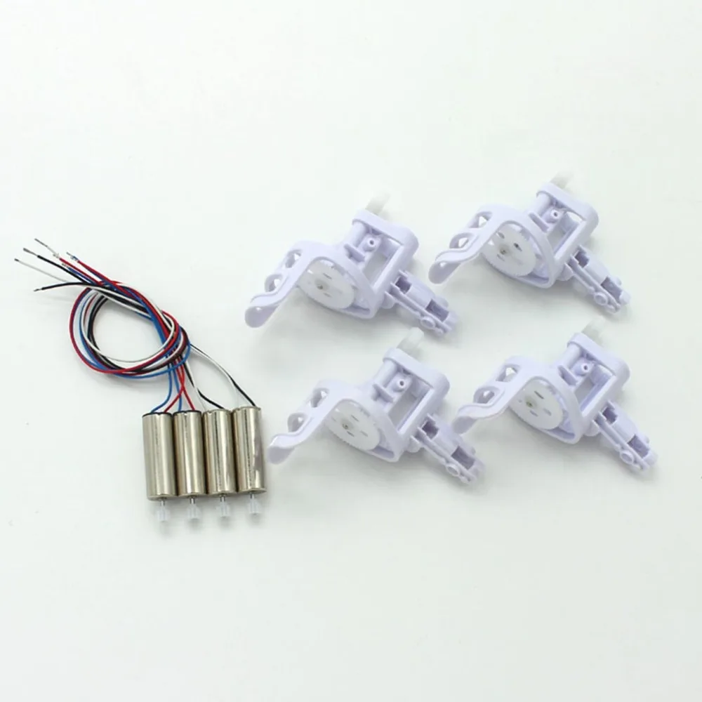 2 пары моторов двигателя дрона с 4 шт. крышка основания для SYMA X5C 1 X5 RC аксессуары