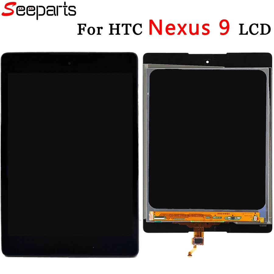 Черный тест 8," ЖК-дисплей для htc Nexus 9 сенсорный экран дигитайзер сборка без рамки запасные части для htc Nexus 9 lcd
