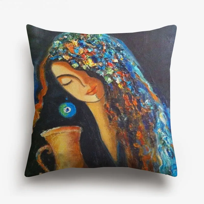 Hamsa чехол для подушки диванной 45x45 см украшение дома|Наволочки| |