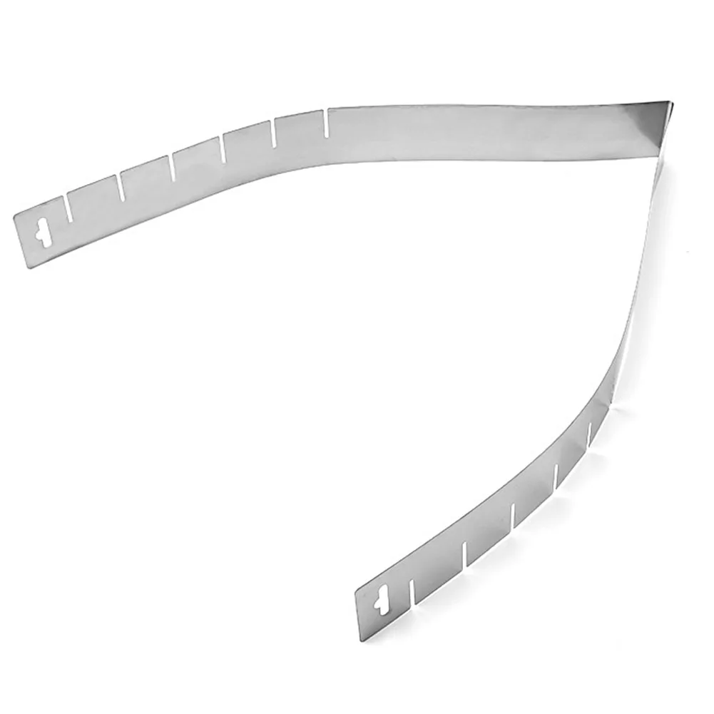 В форме сердца безопасная Форма Портативный мусс кольцо DIY для теста Нержавеющая