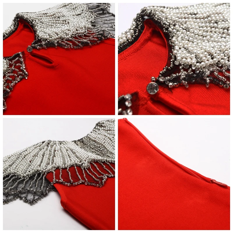 Женское облегающее платье CIEMIILI с круглым вырезом Бандажное вечернее для лета 2018 |