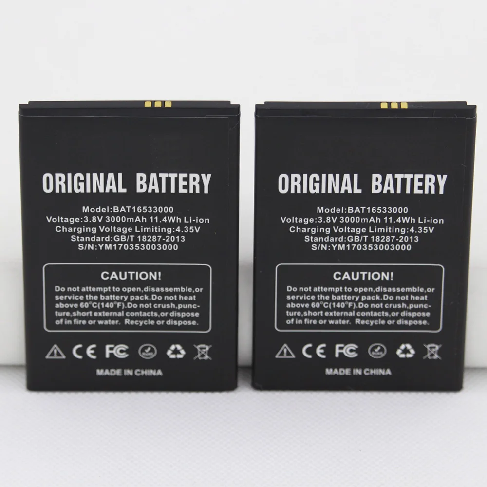 ISUNOO 3000mAh Mobile Phone BAT16533000 Replacement Battery For Doogee X9 Pro 5.5inch | Мобильные телефоны и аксессуары