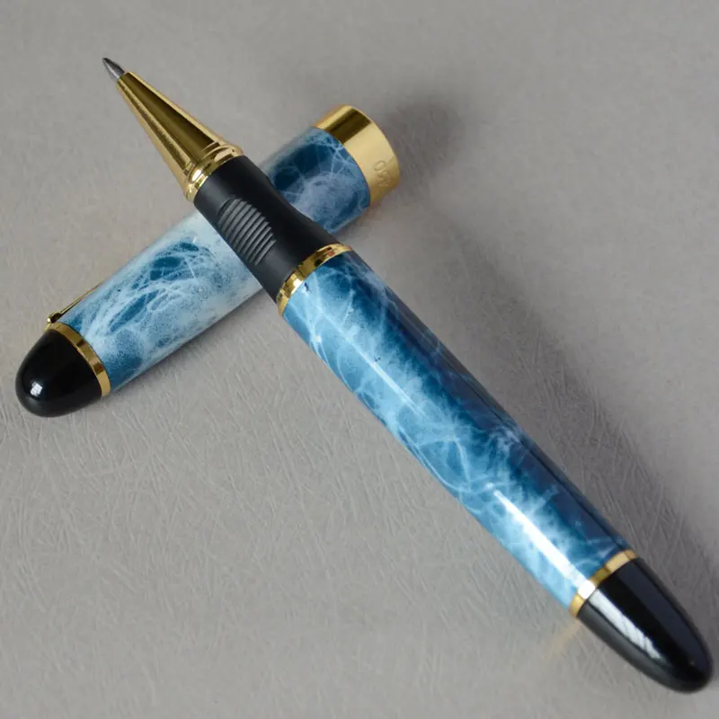 JINHAO X450 серый мрамор и золотой РОЛИК ручка Фиолетовый Синий Розовый Красный коралл белый зеленый черный 21 цветов для выбора JINHAO 450