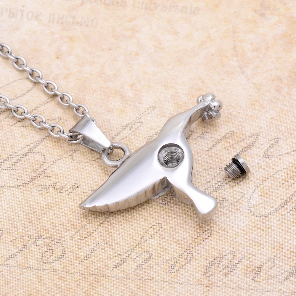 Кулон из нержавеющей стали с пепельницей CMJ8283 ожерелье в форме урны для