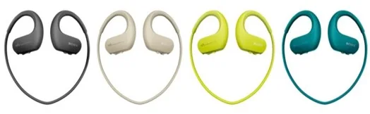SONY Walkman, 8 ГБ, наушники, интегрированные, водонепроницаемые, для плавания, бега, mp3, музыкальный плеер, NW-WS414, гарнитура, интегрированные аксессуары