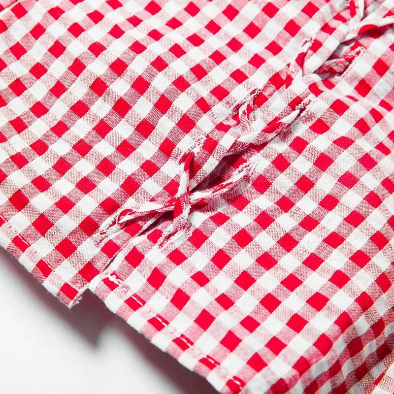 Женская блузка с квадратным вырезом винтажная Блузка-корсет рюшами и оборками