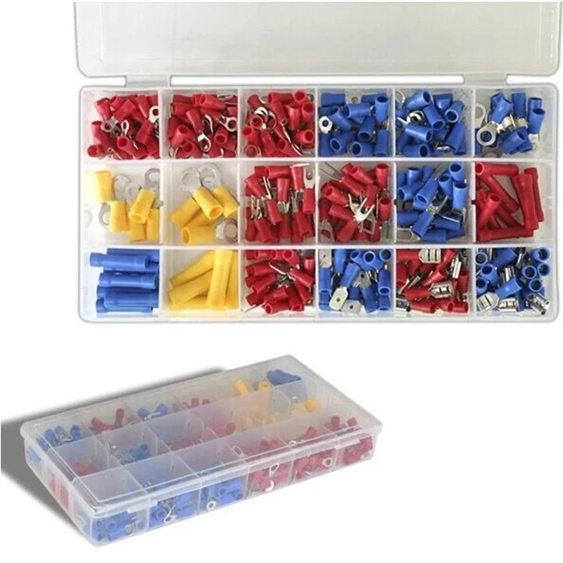 360 шт. провод медный обжимной Соединитель с коробкой для хранения шнур концевой