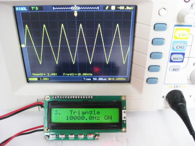 Free Shipping! DDS Signal Generator Function generator 0.1hz ~ 100khz + frequency meter | Электронные компоненты и