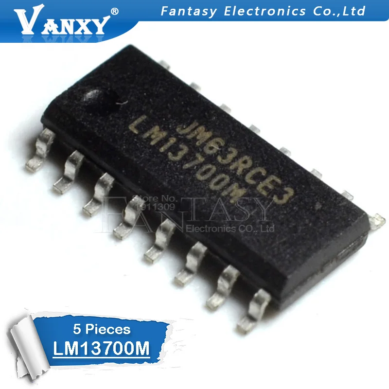5 шт. LM13700M SOP-16 LM13700MX SOP16 LM13700 SOP SMD | Электронные компоненты и принадлежности