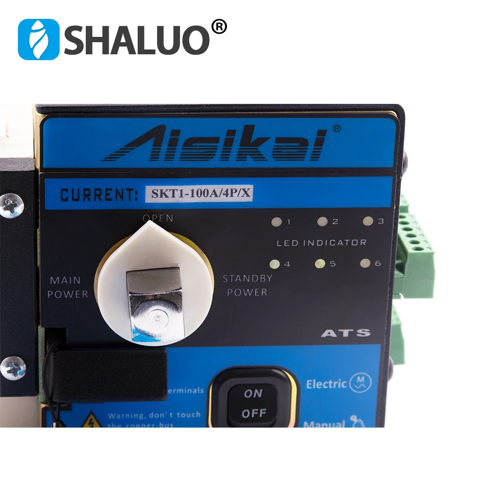 Автоматический выключатель Genset ATS 4P 30A 50A 63A 80A 100A AMP Универсальный электрический