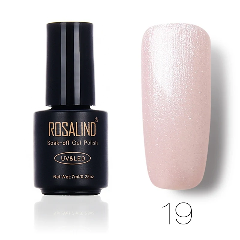 ROSALIND P+ черный флакон 7 мл цветочный Лак для ногтей DIY гель для ногтей для маникюра долговечный лак для ногтей Полупостоянный - Цвет: 19