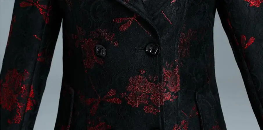 Женский тренчкот с принтом в виде моральной морали|lace trench coat|fashion coattrench coat |